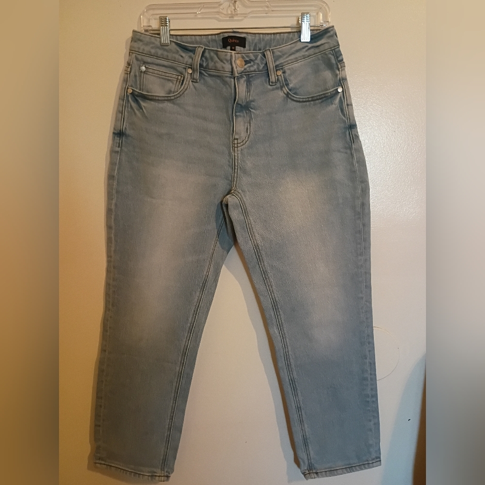 Quince Women's Luna Stretch Slim Boyfriend Jeans Sz 30